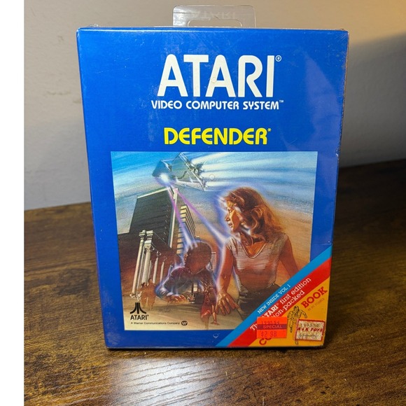 atari Other - Atari 2600 Defender Video Game CX2609 Factory Sealed First Edition DC Comic Book